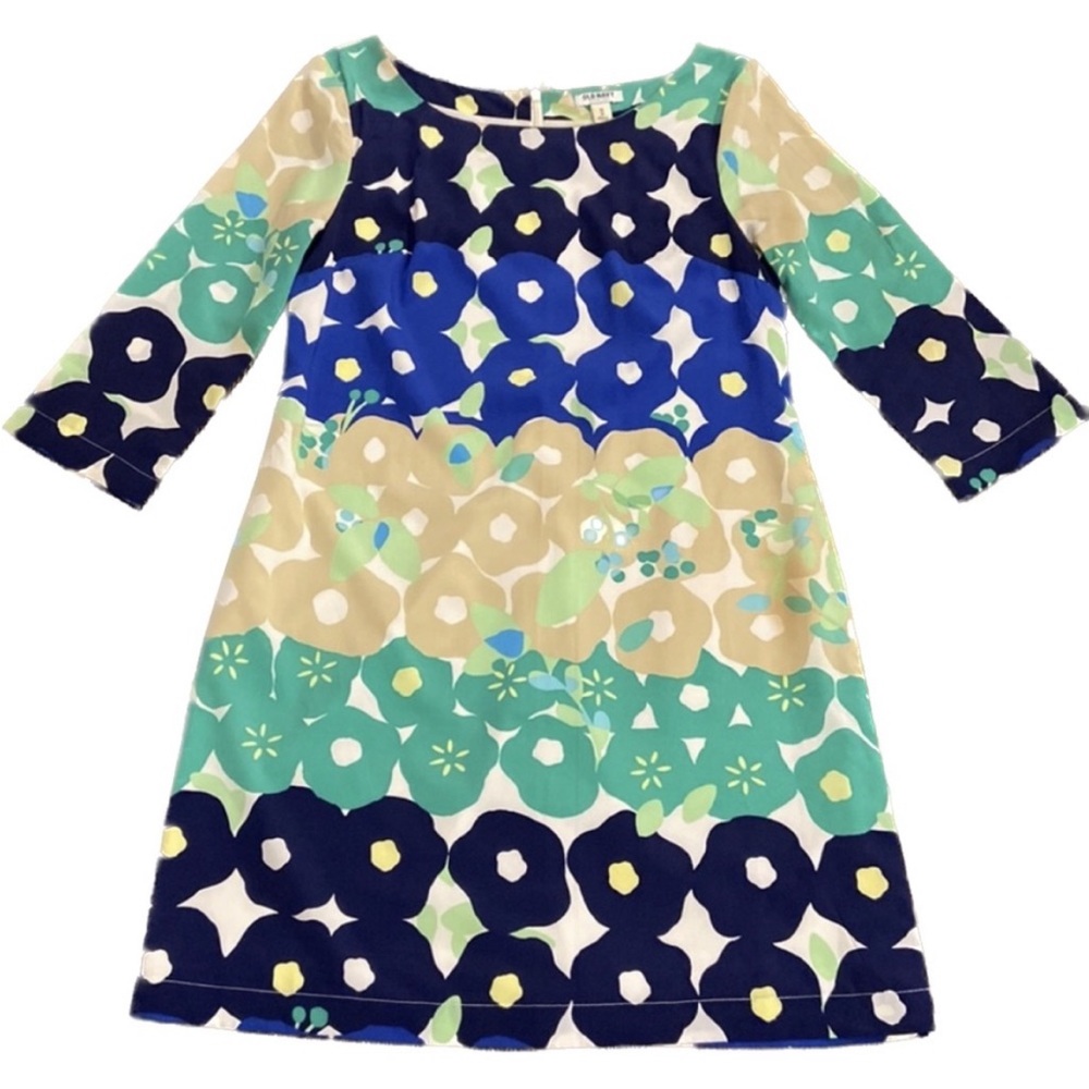 OLD NAVY Women’s Floral-Print 3/4-Sleeve Mini Dress